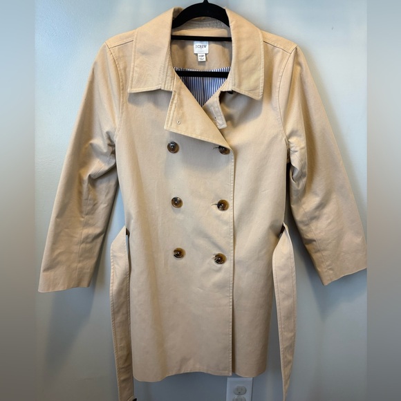J.Crew trench coat 10P medium - Picture 3 of 14